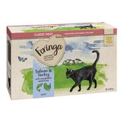 Mokra karma dla kotów - Korzystny pakiet Feringa w saszetkach, 24 x 85 g - Łosoś i indyk z cukinią i rukwią - miniaturka - grafika 1