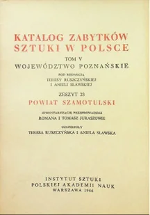 Katalog zabytków sztuki w Polsce tom V zeszyt 23 - Książki o kulturze i sztuce - miniaturka - grafika 1