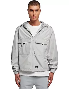 Urban Classics Męska kurtka Short Summer Jacket męska kurtka przejściowa z kieszeniami na piersi, dostępna w 2 kolorach, rozmiary S - 5XL, Lightassphalt, XL - Kurtki męskie - miniaturka - grafika 1