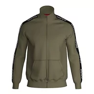 Kąpielówki męskie - HUGO Kurtka typu loungewear, Open Green - miniaturka - grafika 1