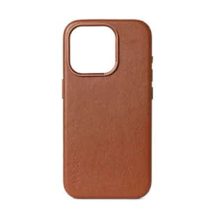 Etui Decoded Leather Case skórzane z MagSafe do iPhone 15 Pro Max - brązowe - Etui i futerały do telefonów - miniaturka - grafika 1