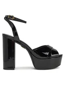 Sandały damskie - Buffalo Sandały Jessie 1291606 Czarny - miniaturka - grafika 1