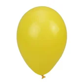 Balony i akcesoria - Balony pastelowe jednokolorowe żółte 24cm 10szt - Arpex - miniaturka - grafika 1