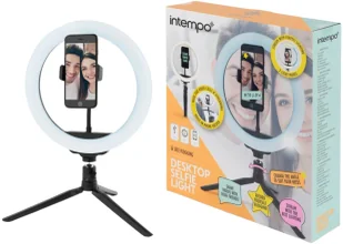 Lampa pierścieniowa Intempo 26 cm - Ładowarki do elektronarzędzi - miniaturka - grafika 1