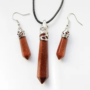 Piasek pustyni komplet - Zestawy biżuterii dla kobiet Piasek pustyni komplet - Zestawy biżuterii dla kobiet - miniaturka - grafika 1