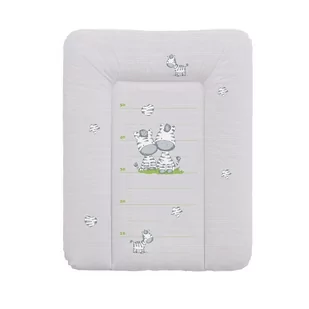 Ceba 143-002-260 Przewijak miękki z włókniny mały 50x70 ZEBRA SZARA - Przewijaki - miniaturka - grafika 1