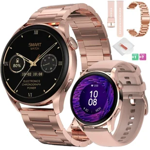 Microwear Dt3 Różowy - Smartwatch - miniaturka - grafika 1
