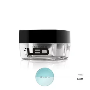Silcare High Light Led Gel średniogęsty jednofazowy żel do paznokci Blue 30g - Żele do paznokci - miniaturka - grafika 1