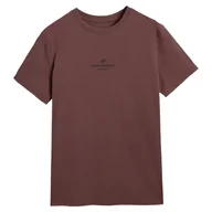 Koszulki sportowe męskie - Koszulka męska 4F Tshirt M2961 Rozmiar: XL / Kolor: brązowy - miniaturka - grafika 1