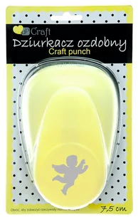 DP CRAFT Dziurkacz ozdobny 7,5cm aniołek (JCDZ-130-017) - Pasmanteria - miniaturka - grafika 1
