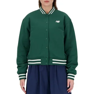 Kurtka New Balance WJ41509NWG - zielona - Kurtki i kamizelki sportowe damskie - miniaturka - grafika 1