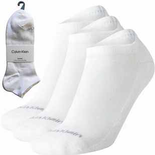 Calvin Klein Skarpetki Skarpety stopki męskie 701233831 biały 40-46 3 pary - Skarpetki męskie - miniaturka - grafika 1