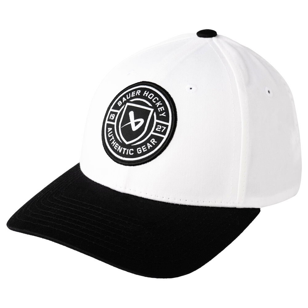 Męska czapka z daszkiem Bauer B&W Patch Hat Black/White