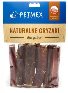 PETMEX - Penis wołowy cięty gryzak naturalny 12cm 10szt - Przysmaki dla psów - miniaturka - grafika 1