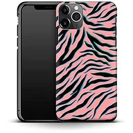 Etui i futerały do telefonów - Premium etui na telefon komórkowy Pink Zebra Apple iPhone 11 Pro - miniaturka - grafika 1