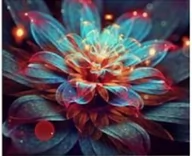 Zabawki kreatywne - Norimpex, Diamentowa Mozaika, Kwiat Lilia Wodna - miniaturka - grafika 1