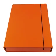 Teczki i skoroszyty - Teczka box z gumką pomarańczowa - Ziemia Obiecana - miniaturka - grafika 1