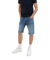 Spodenki damskie - TOM TAILOR Męskie 1036296 bermudy dżinsowe szorty, 10118-Used Light Stone Blue Denim, 28, 10118 - Used Light Stone Blue Denim - miniaturka - grafika 1