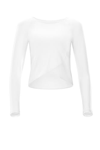 Winshape Functional Light and Soft Cropped Long Sleeve Top AET131LS z nakładaną aplikacją, ultra miękki styl, fitness, czas wolny, joga, pilates