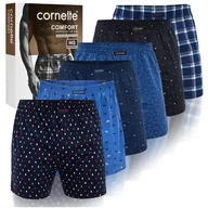 Majtki męskie - Cornette Bokserki Męskie Luźne Bawełniane 6 sztuk BM006 Comfort Rozmiar XL - miniaturka - grafika 1
