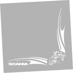 Naklejki narożniki na boczne szyby Scania Gryf - Akcesoria motoryzacyjne - miniaturka - grafika 1