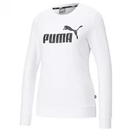 Swetry damskie - PUMA Ess Logo Crew TR Sweter damski - miniaturka - grafika 1