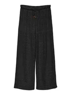 Spodnie damskie - Vero Moda Spodnie w kolorze czarnym - miniaturka - grafika 1