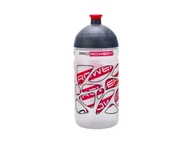 Shakery i bidony sportowe - Bidon 0,5 l. transparentny/nakretka szara logo PROROWERY - miniaturka - grafika 1