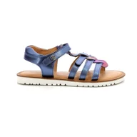 Buty dla dziewczynek - Sandały dziecięce Kickers BRAHMIA MARINE METAL RAINBOW - miniaturka - grafika 1