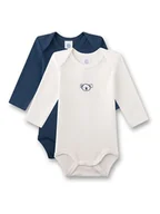 Body dla niemowląt - Sanetta Body (2 szt.) w kolorze granatowym i białym - miniaturka - grafika 1
