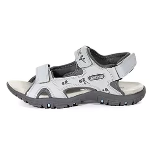 Regatta Damskie sandały damskie Haris Open Toe, Grey Ltstl Granit 9ul, 39 EU - Sandały damskie - miniaturka - grafika 1