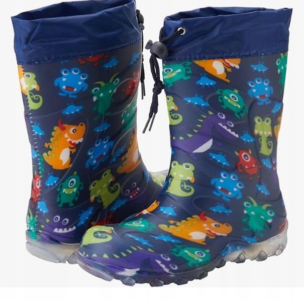 BECK BUTY DZIECIĘCE KALOSZE WSUWANE WZÓR 30 16IA