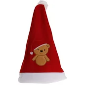 Pozostałe akcesoria świąteczne - Czapka CHRISTMAS DECORATION Miś 696845 - miniaturka - grafika 1