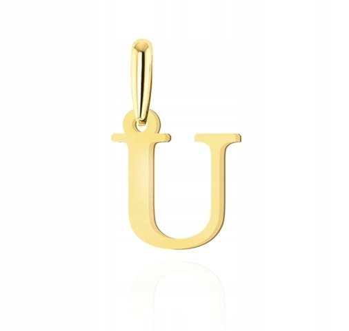 ZŁOTA ZAWIESZKA LITERKA U 333