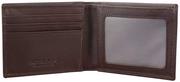 Portfele - Cienki portfel męski skórzany typu SLIM (Brąz) - miniaturka - grafika 1
