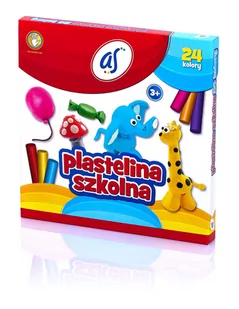 Astra Plastelina SZKOLNA AS 24 KOLORY - Masy plastyczne - miniaturka - grafika 1