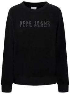 Pepe Jeans Damska bluza z kapturem Cacey, czarny (czarny), L - Bluzy damskie - miniaturka - grafika 1