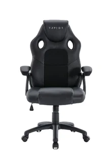 Raptor Gaming RG-GS-40 Fotel gamingowy Obite siedzisko Czarny - Fotele gamingowe - miniaturka - grafika 1