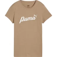 Koszulki sportowe damskie - Koszulka sportowa damska Puma ESS Script - miniaturka - grafika 1