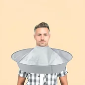 Peleryny fryzjerskie - TEMU Trwała poliestrowa kapa do samodzielnego strzyżenia włosów - Łatwe w użyciu osłonka na włosy w kształcie parasolka, podkoszulek do włosów - miniaturka - grafika 1