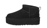 Śniegowce damskie - UGG Classic Ultra Mini Platform Black - miniaturka - grafika 1