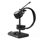 Zestawy głośnomówiące - Yealink WH62 DECT Wireless Headset - miniaturka - grafika 1