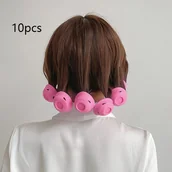 Wałki do włosów - TEMU 10 Sztuk Kobiet Grzybek Rolka Ręczna Bez Ciepła Dla Wszystkich Rodzajów Włosów - Bez Ciepła Do Stylizacji Z Permanencją - miniaturka - grafika 1