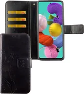Etui i futerały do telefonów - Samsung Galaxy A71 etui na telefon komórkowy etui ochronne etui z klapką etui na kartę czarny - miniaturka - grafika 1