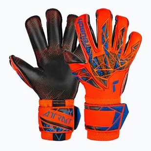 Rękawice bramkarskie Reusch Attrakt Gold X Evolution GluePrint hyper orng/elec blue/blck - Piłka nożna - miniaturka - grafika 1