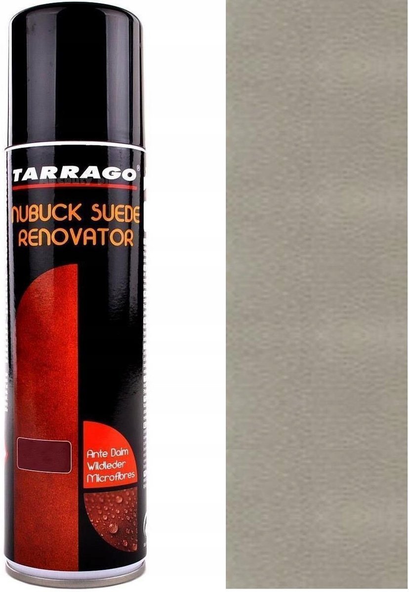 SZARY 15 TARRAGO RENOWATOR KOLORU SKÓRY RENOWACJA ZAMSZU NUBUKU SPRAY G9-82