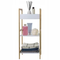 Regały - 50763 Regał łazienkowy 3 półki Scandic biały Jotta - miniaturka - grafika 1