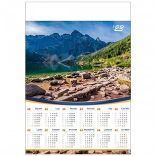 Kalendarz planszowy B1 CRUX 2023 Morskie Oko /KPB1-311_KALENDARZ/ - Kalendarze - miniaturka - grafika 1