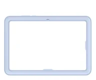 Etui do tabletów - Samsung Etui Frame Cover do Tab S11 niebieskie EF-JX730CLEGWW - miniaturka - grafika 1