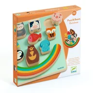 Puzzle - Układanka Drewniana Puzzle 2 W1 Djeco - Puzz&Boom Rainbow - miniaturka - grafika 1
